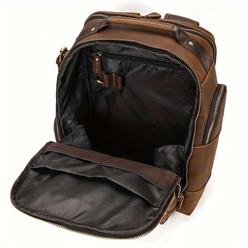 Men S Backpack Brown1