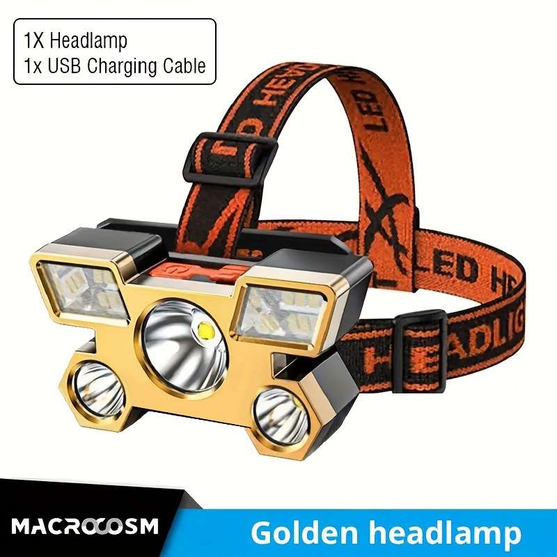 Headlamp Items Silvery Headlamp 2Golden Headlamp