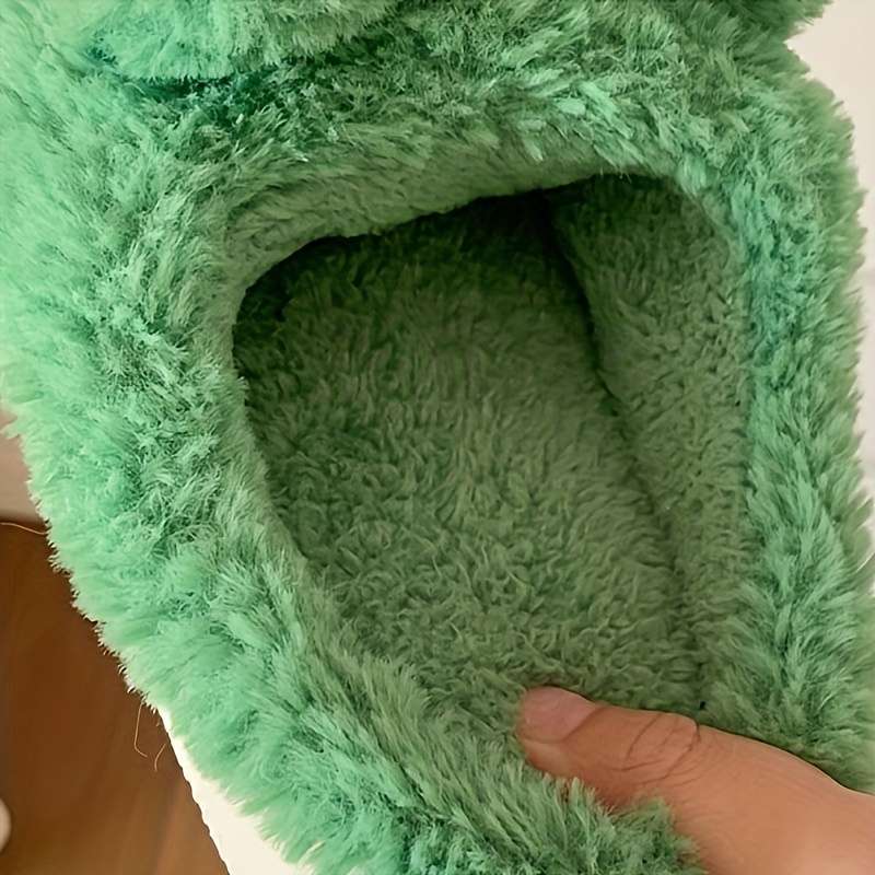 Cotton Slippers Color Green Sizeuk 7.5-8