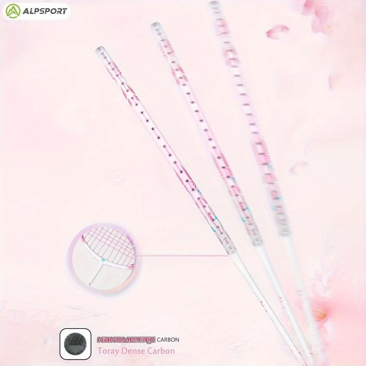 Badminton Racket Items  Cherry Purple  Red Box