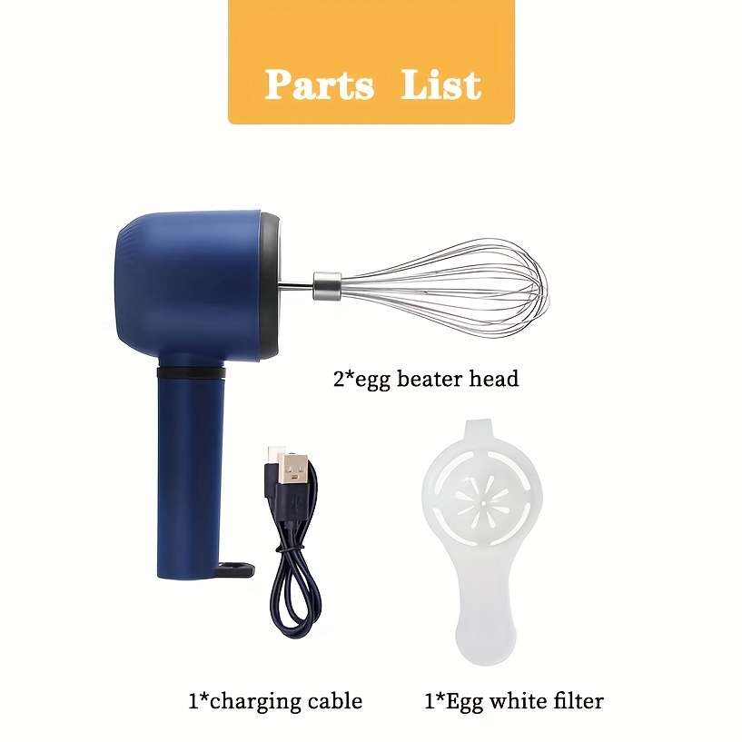Egg Beater Color Blue Quantity 2 Noodle Sticks