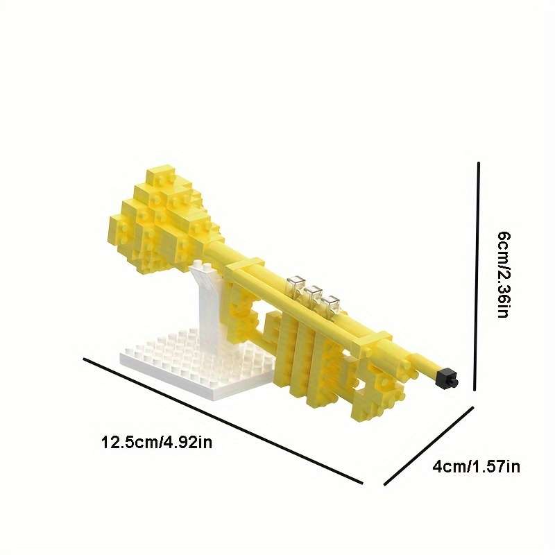 3D Puzzle Musical Instrument Model Style Red Guitar