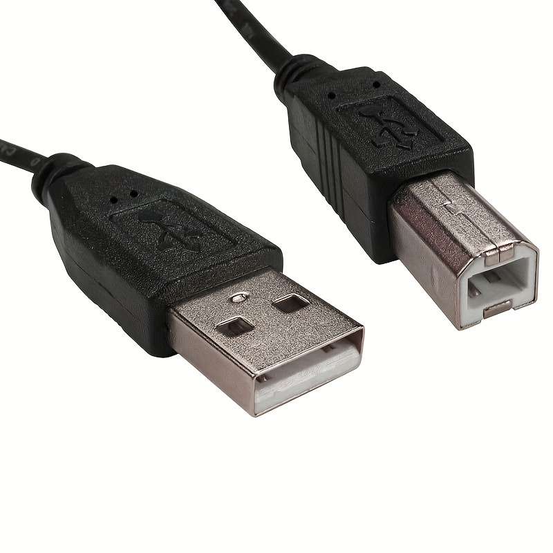 1pc 100cm USB Printer Cable USB A to B Cable 2.0 USB B Cable for High-Speed Printers Compati