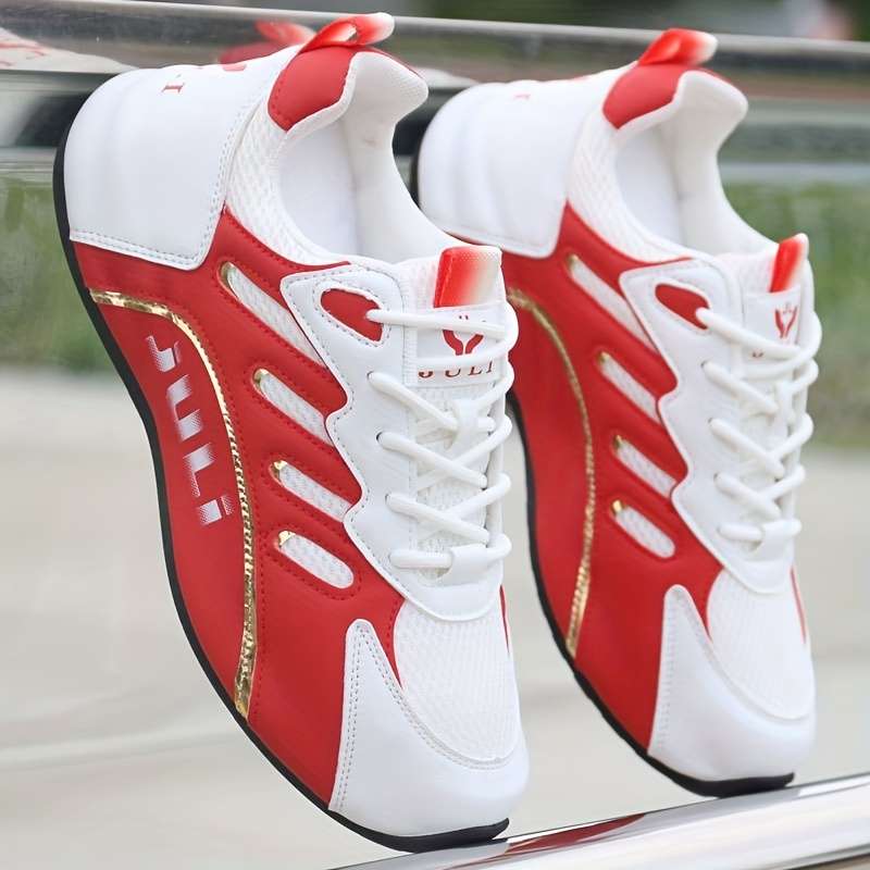 Women S Sneakers Color A002 Red Sizeuk 7
