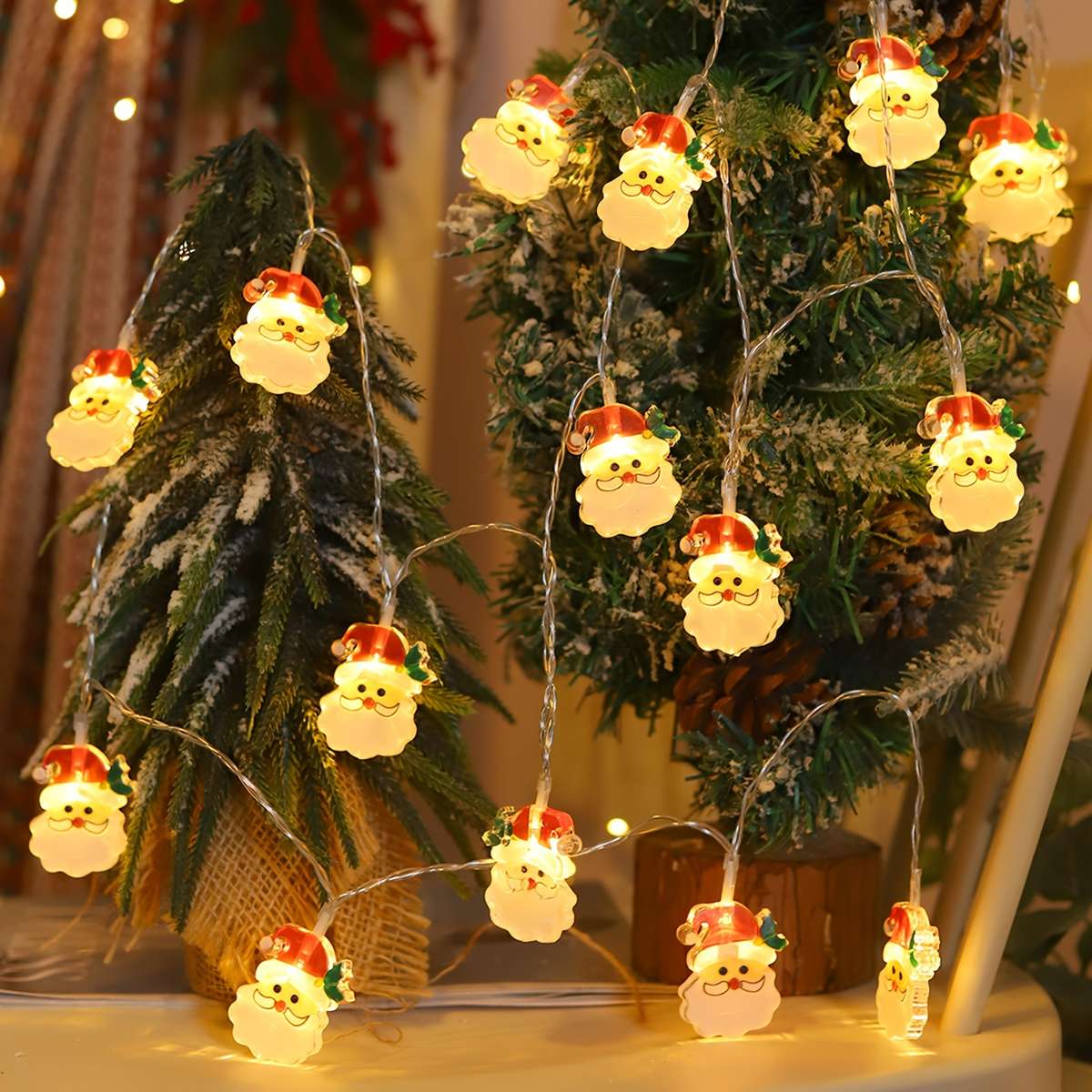 Christmas Lights Santa Claus 1.5M 10Led