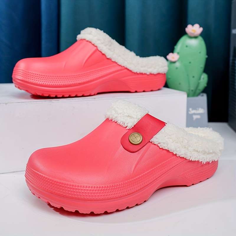 Cotton Slippers Color Red And White Sizeuk 2.5-3