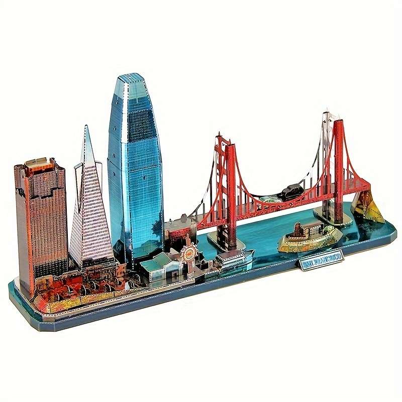 Building Toy Architectural Model Toy Set Items Paris Street Scene