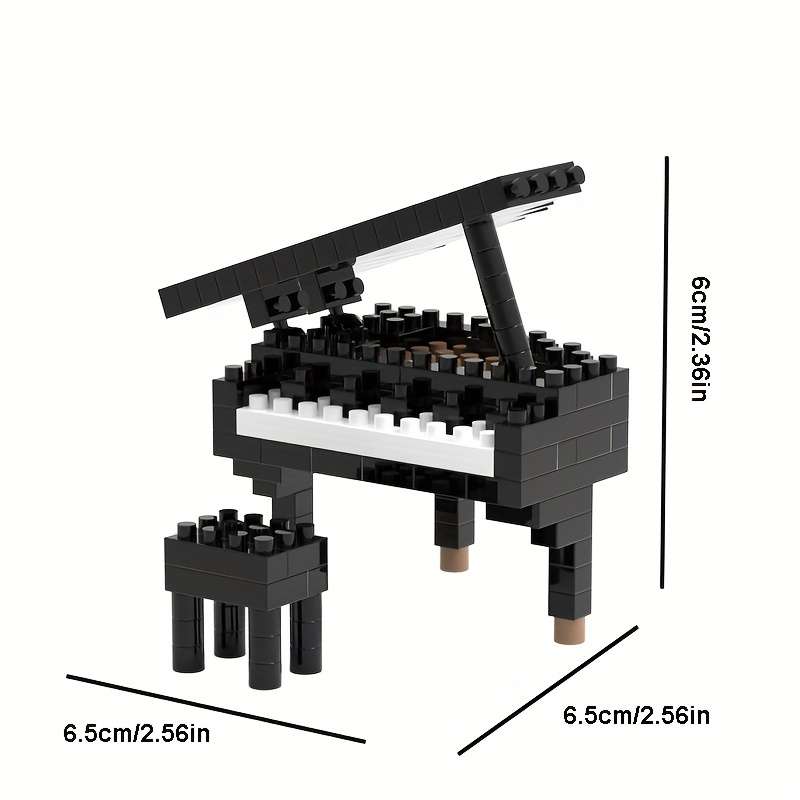 3D Puzzle Musical Instrument Model Style Red Guitar