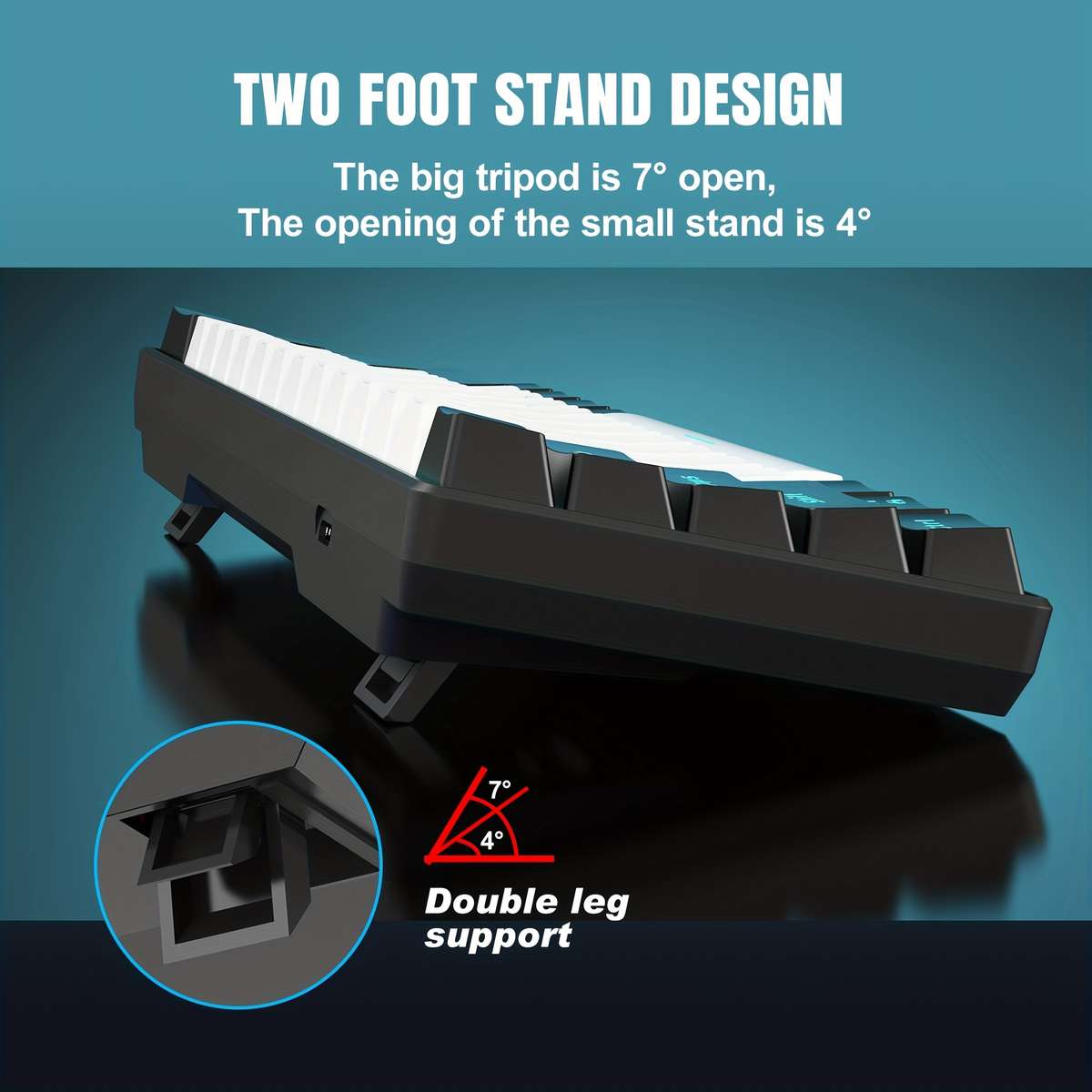 keyboard Items    black and white   red axis ice blue light