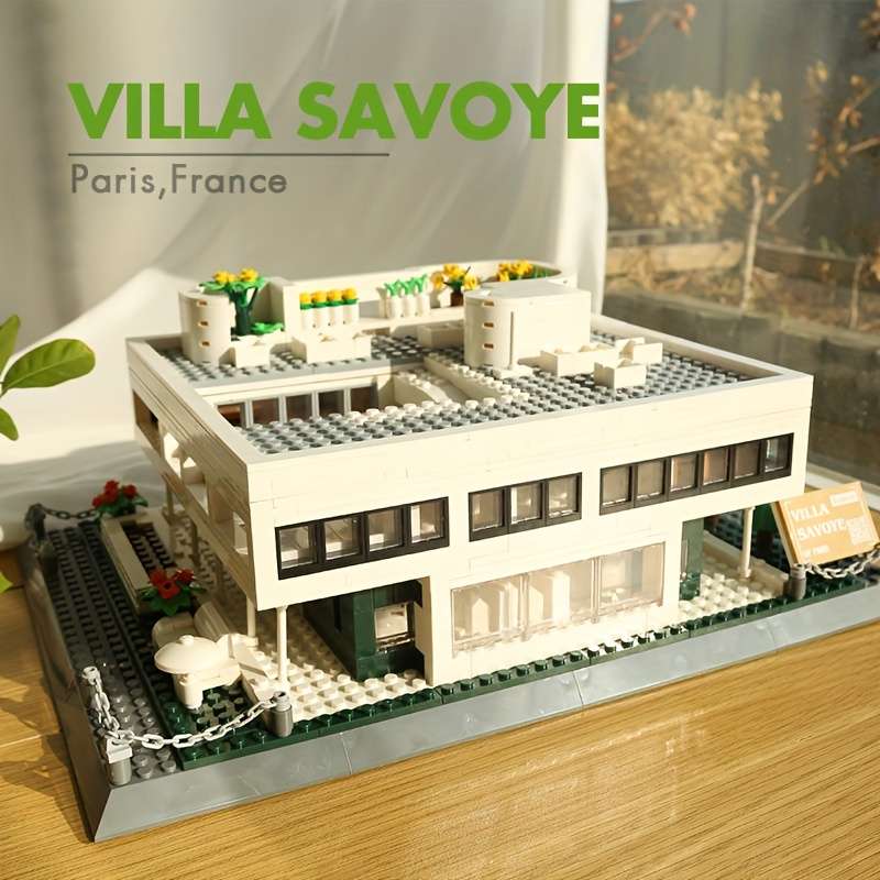 Building Toy Architectural Model Toy Set Style Villa Savoye