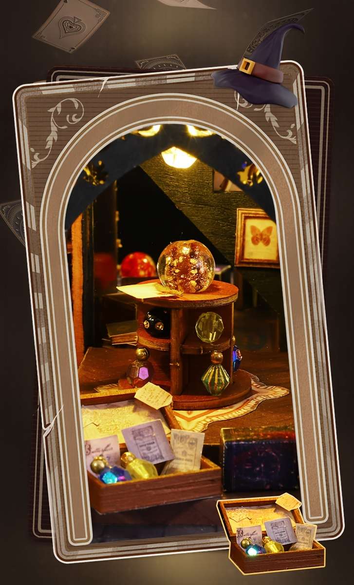 3D Model Desktop Ornament Style Magic Luna House