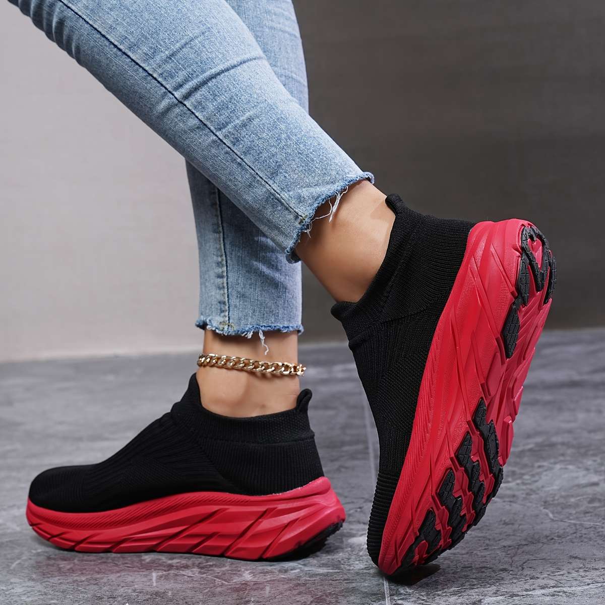 Women S Sneakers Color Black Sizeuk 8.5