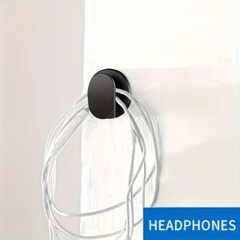 Hook Upitems Small Sticker Hook Black 6Pcs