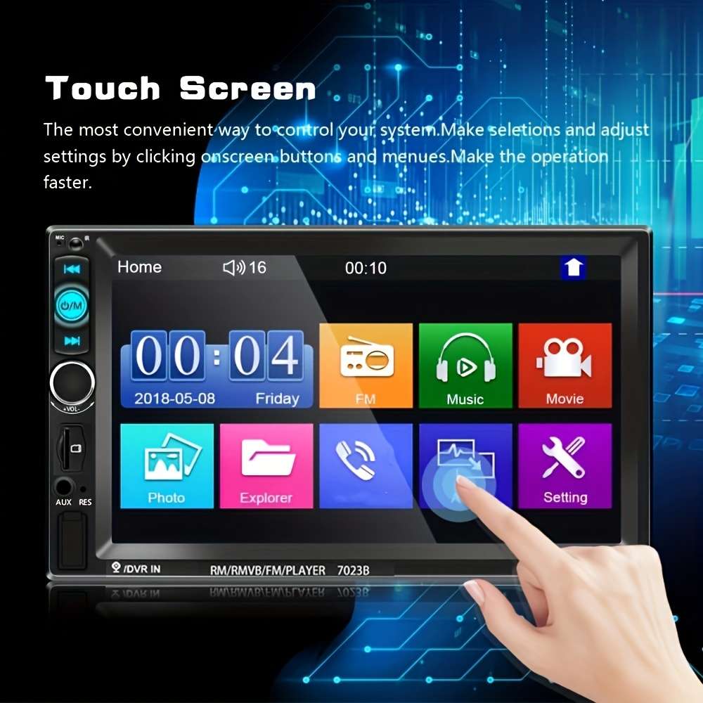 Car Audio  Entertainment System Items 7023B With Camera