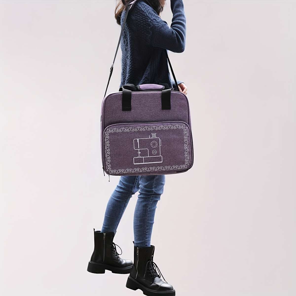 Storage Bag Style Sewing Machine Bag Purple