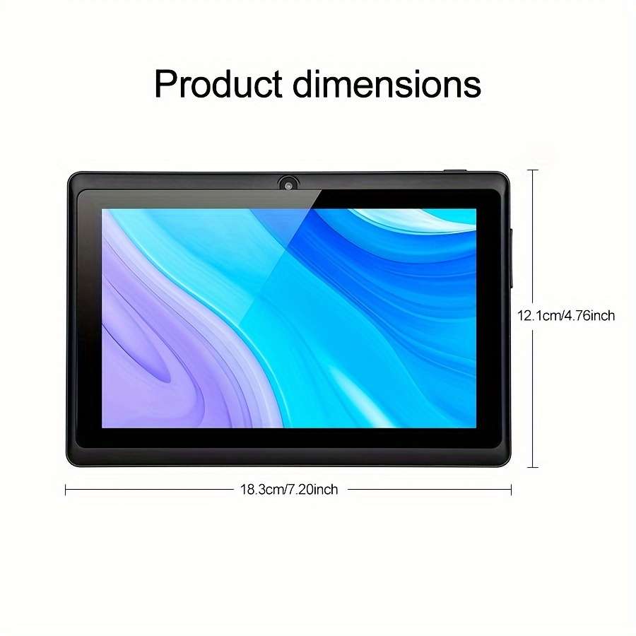Ultra Thin Tablet Ram Rom Android For Entertainment Crystal Clear Screen 7 Inch
