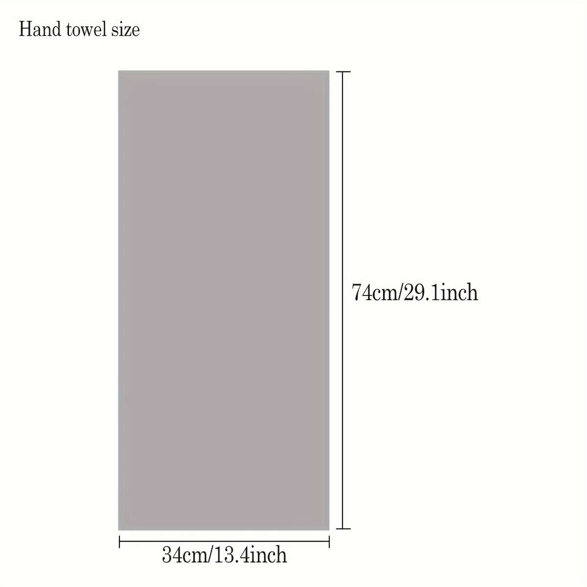 Towel Color 3 Pcs Gray