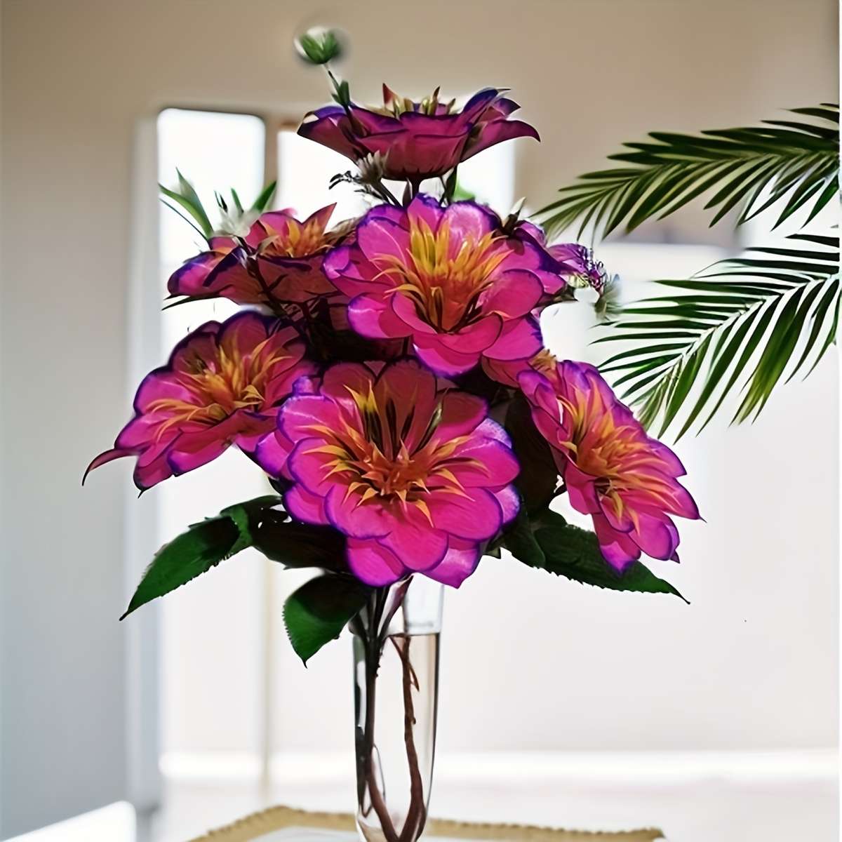 Simulated Flower Color Bright Red Sizeonesize