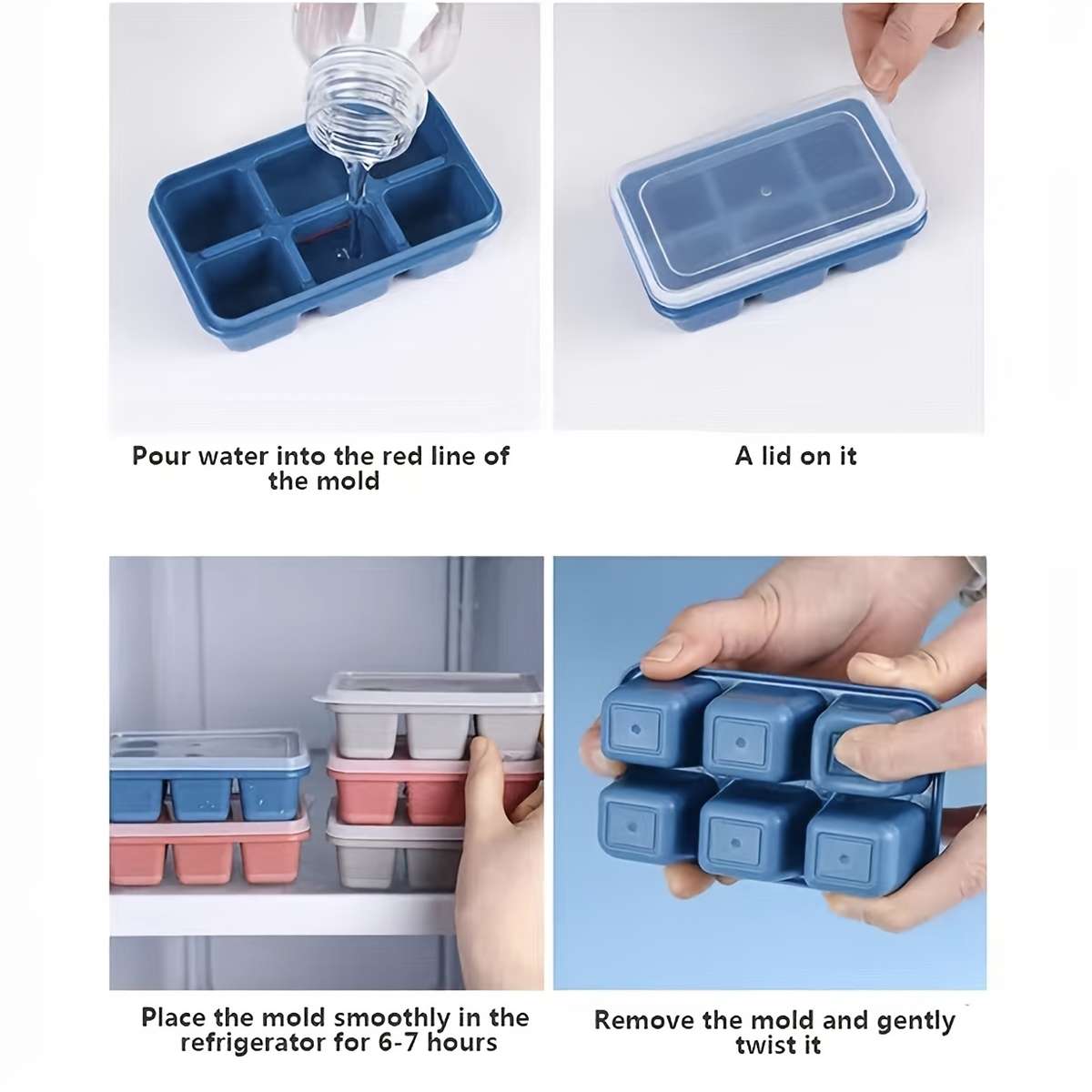 Ice Molds Quantity 2Pcs