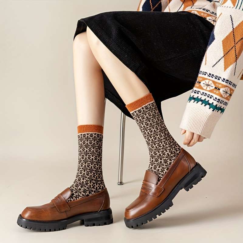 Women S Socks Color 5Pairs Mixed Colors Size Onesize