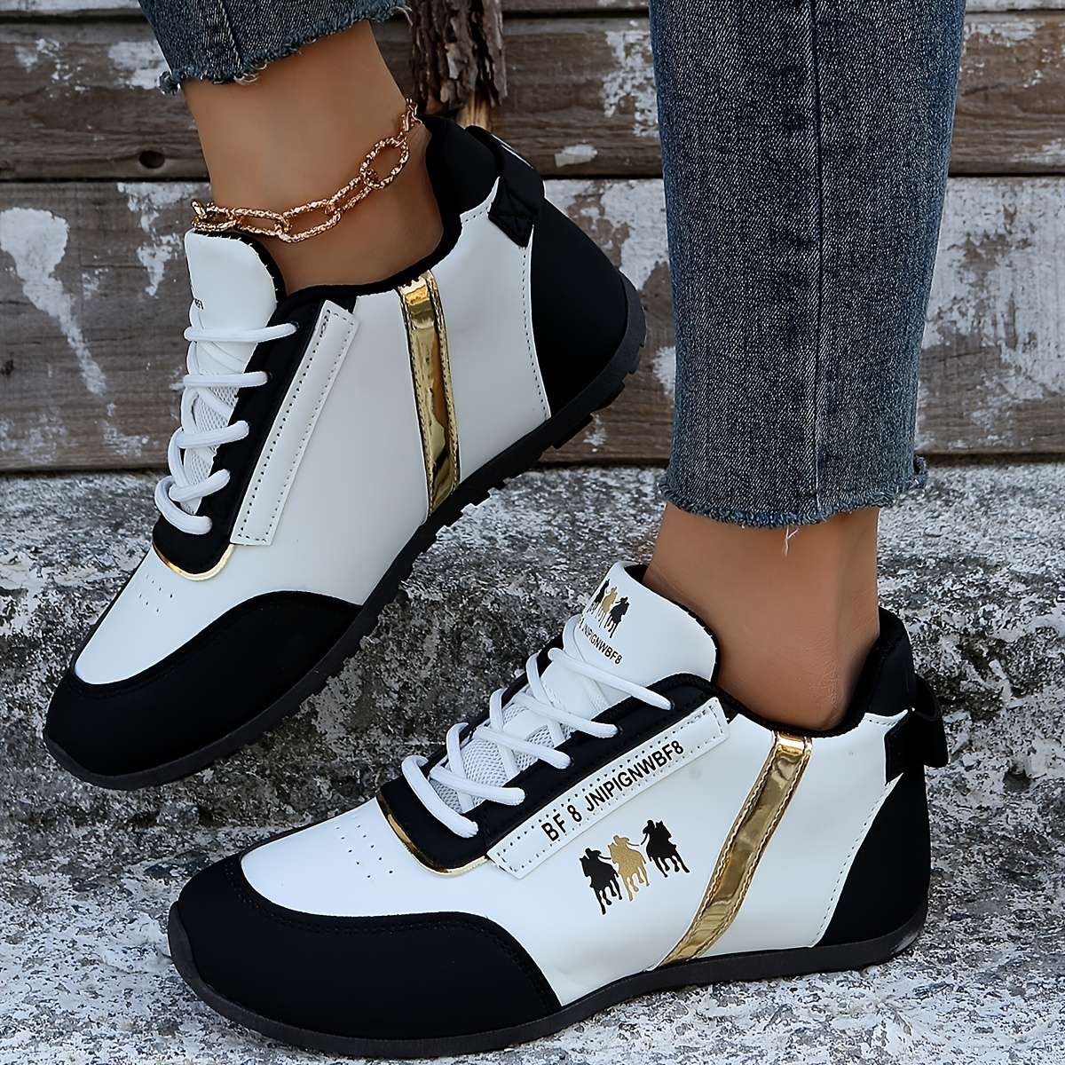 Women S Sneakers Color Black Sizeuk 8