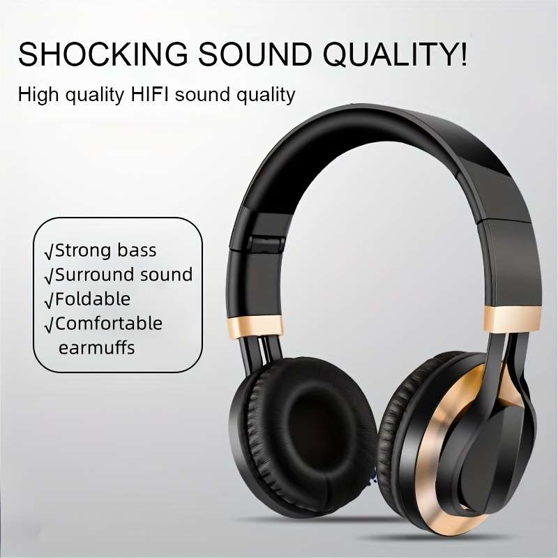 Wired Headphones Black