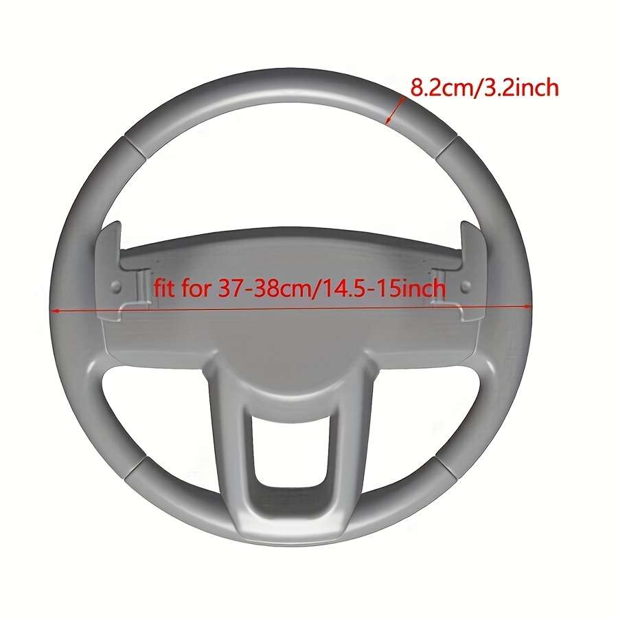 Car Steering Wheel Cover Red 5Pcs