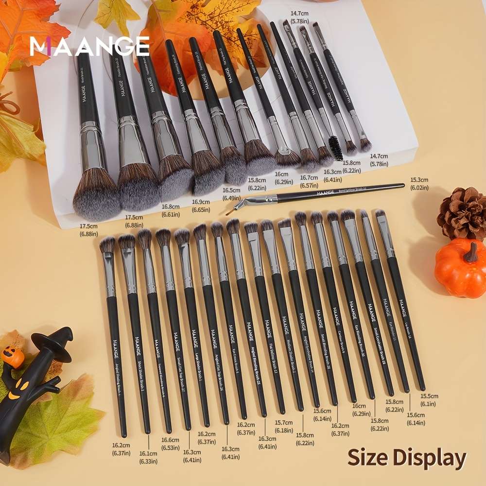 Makeup Brush Set Color Champagne