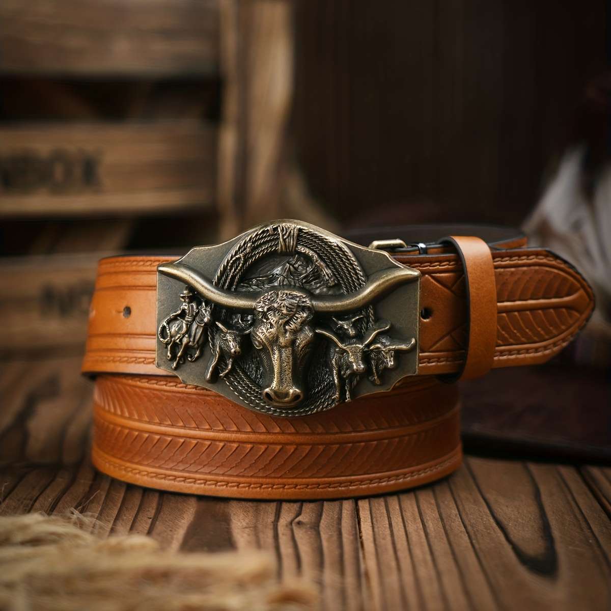 Belt Color Brown Size 120Cm 47.2Inch