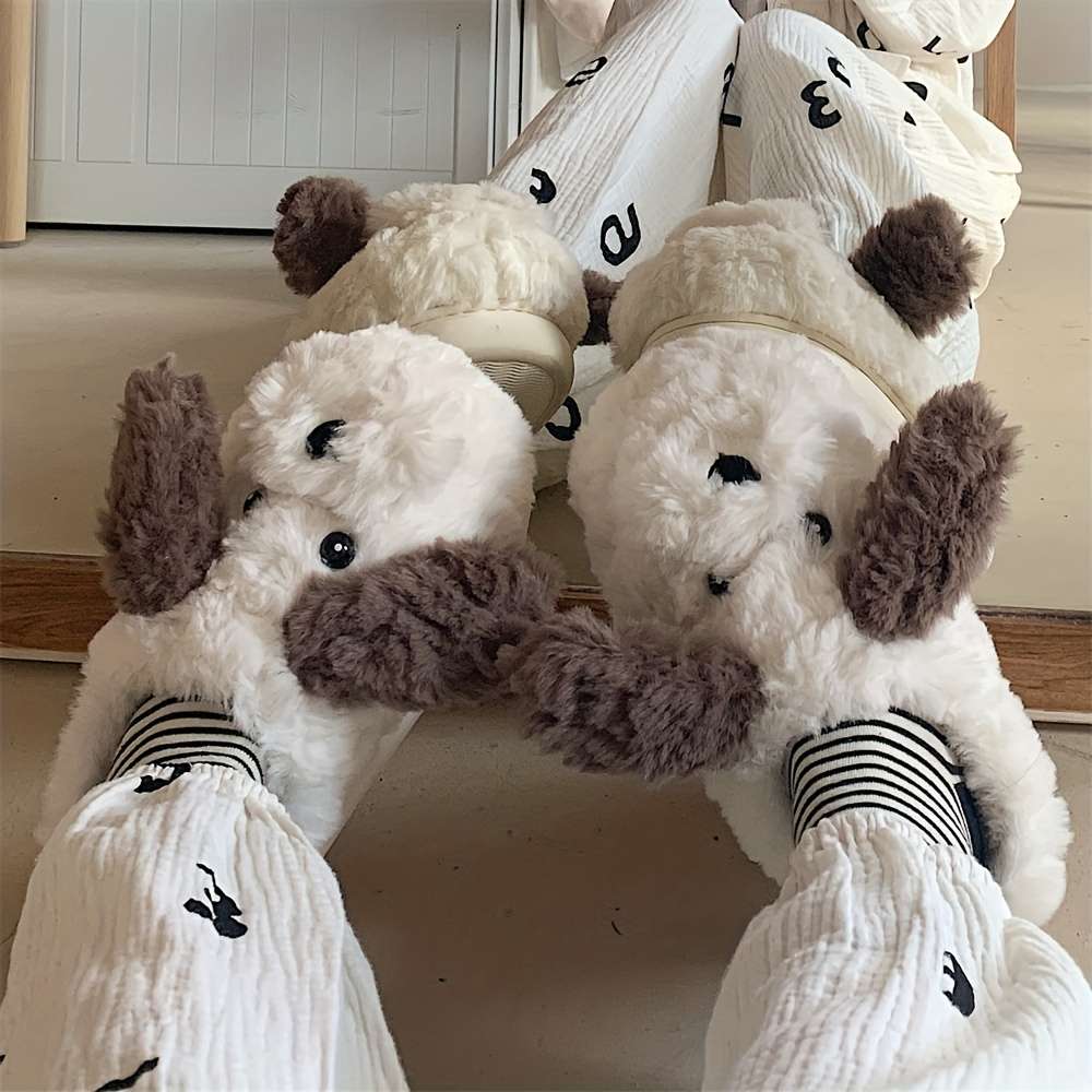 Cotton Slippers Color White Sizeuk 7.5-8