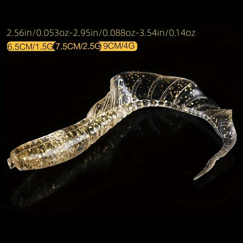 10pcs 9cm Biomimetic Curlee Soft Bait Outdoor Fishing Gear Supplies