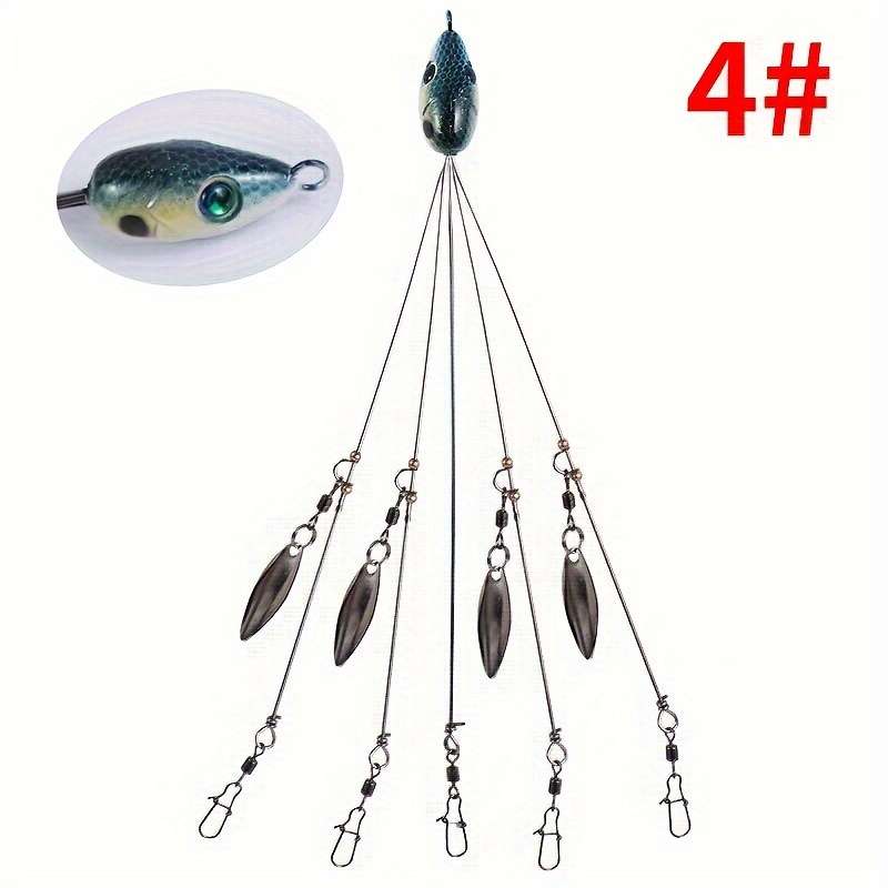 1pc Ultimate All-Purpose Fishing Bait Kit Durable Lure with Vibrant Willow Blade Swivel