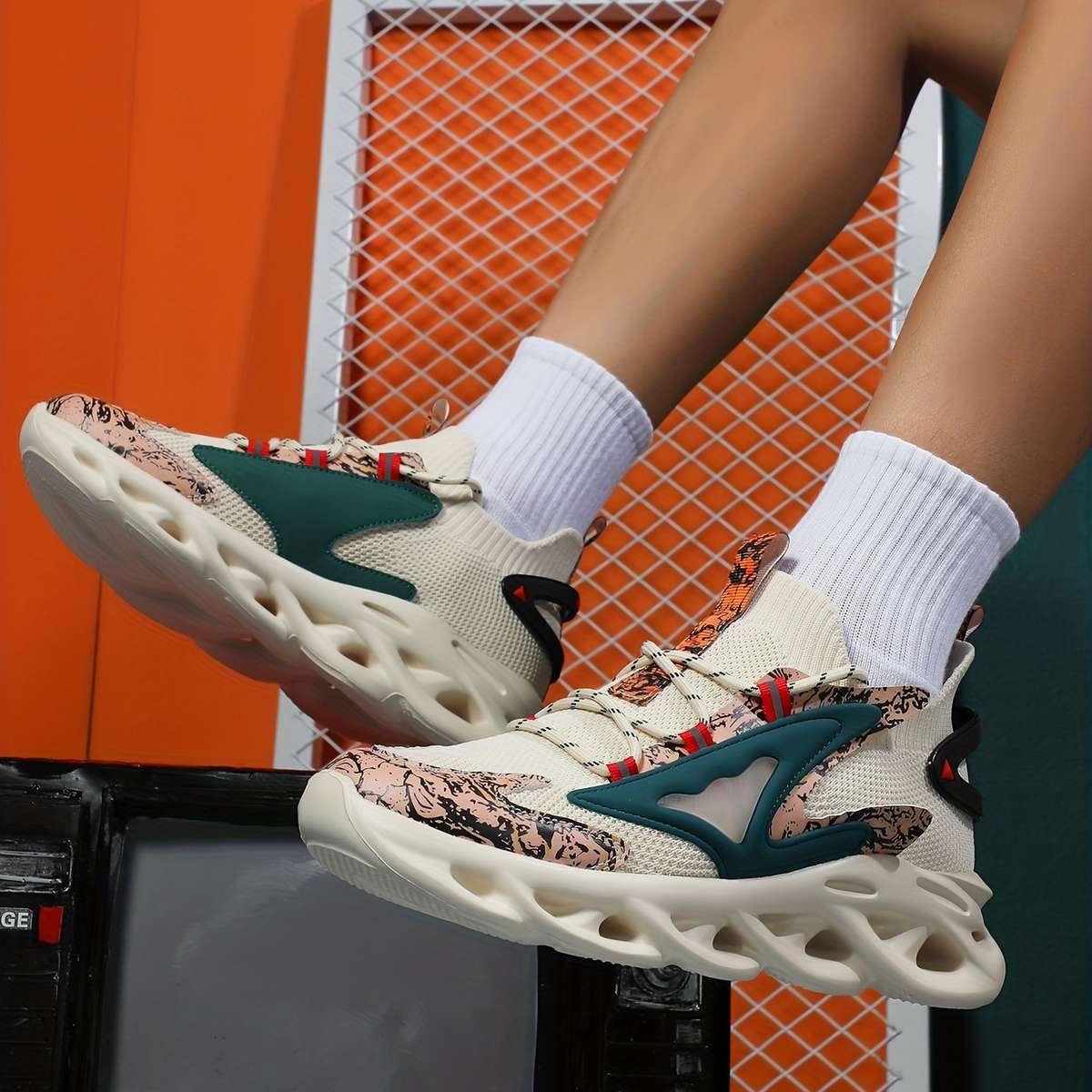 Sneakers Color White Sizeuk 7.5