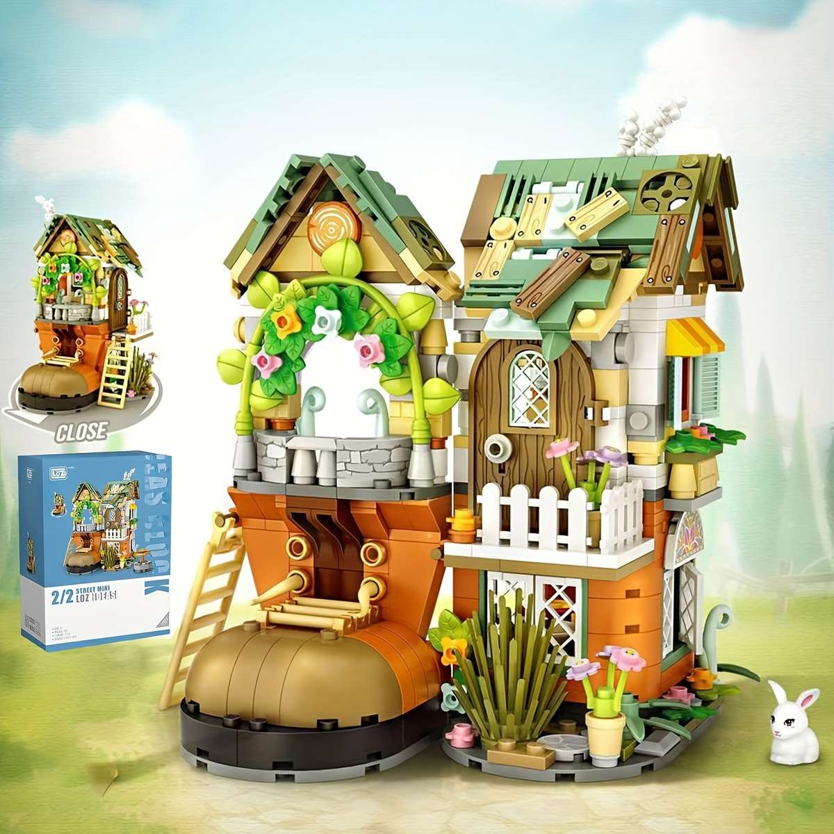Building Toy Architectural Model Toy Set Style Dwarf House