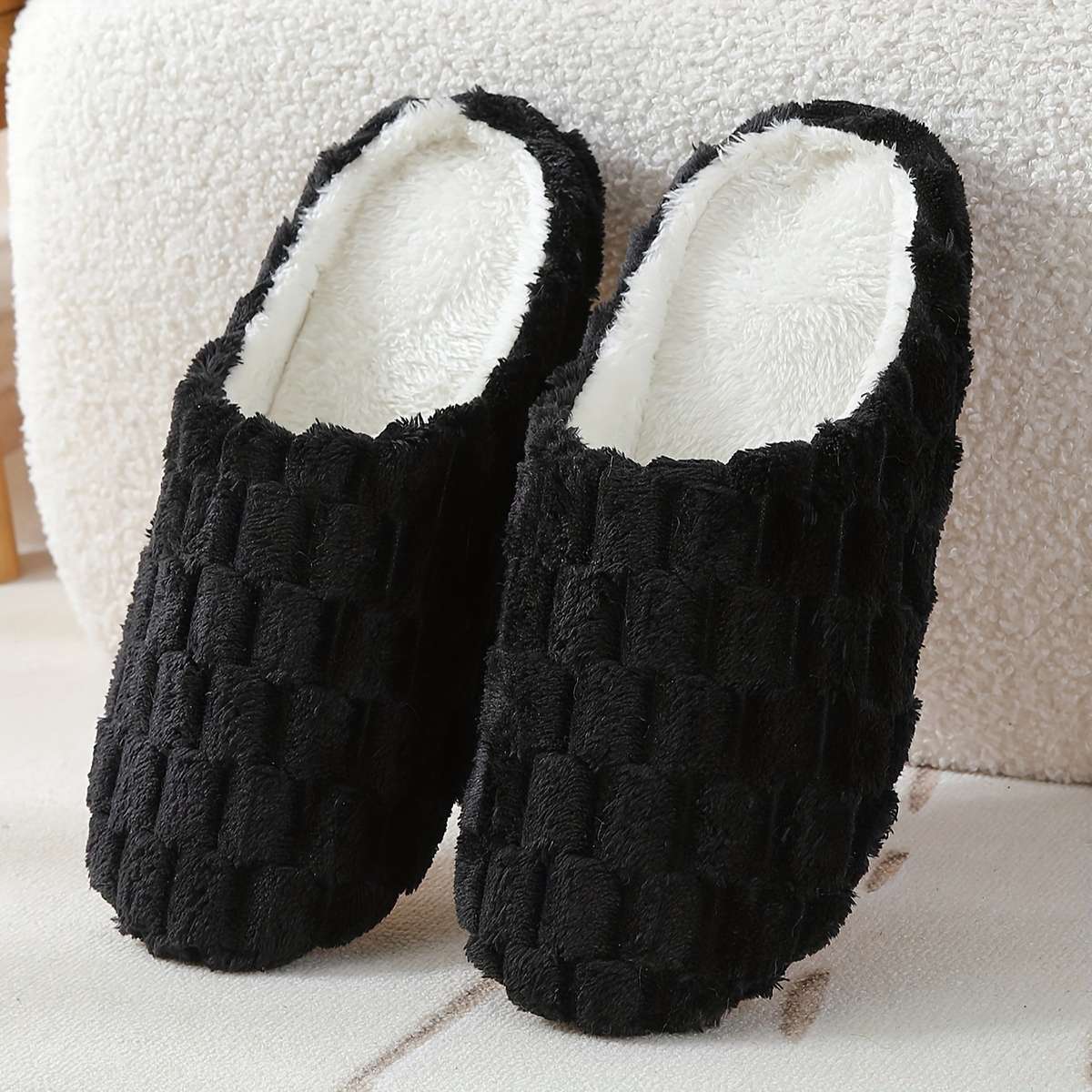 Cotton Slippers Color Grey Sizeuk 6.5-7