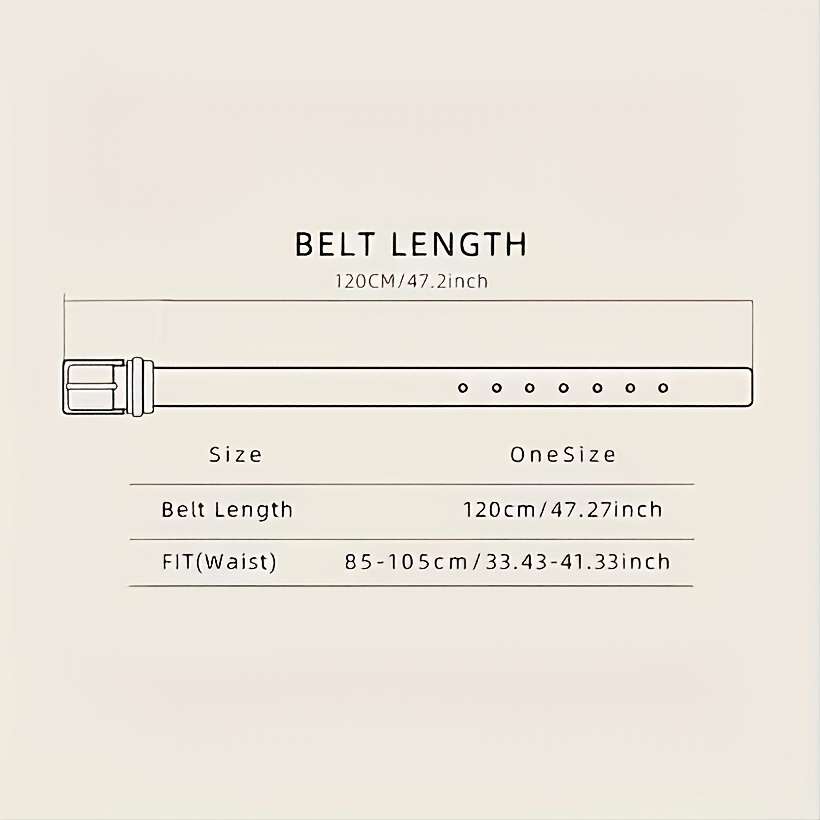 Belt Color Bronze Size 120Cm 47.2In