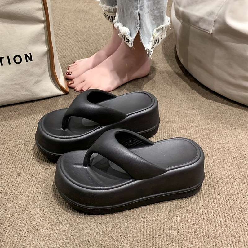 Ladies Summer Flip Flops White Uk 6.5-7
