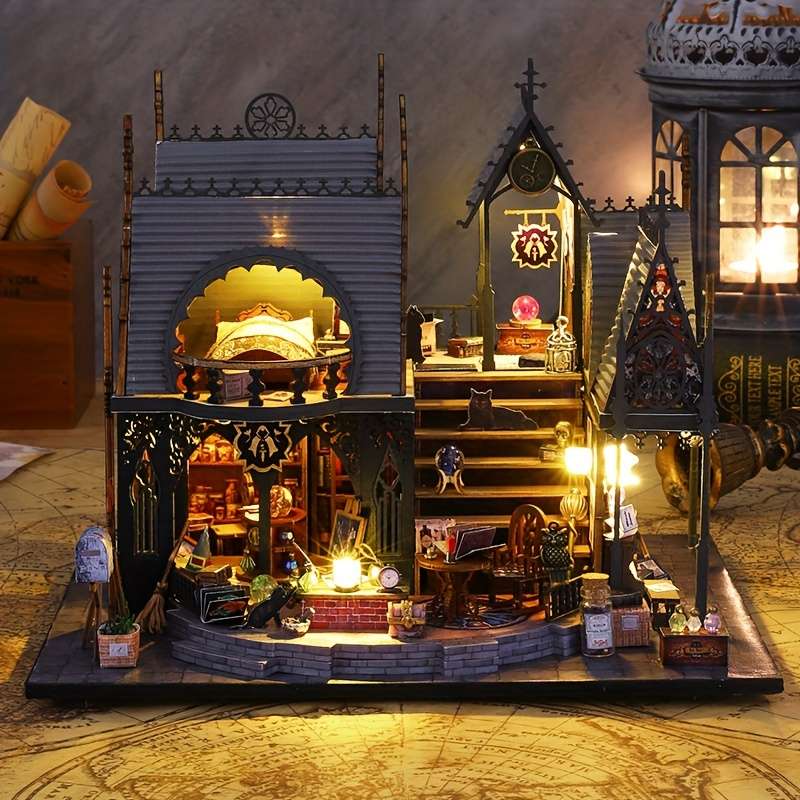 3D Model Desktop Ornament Style Magic Luna House