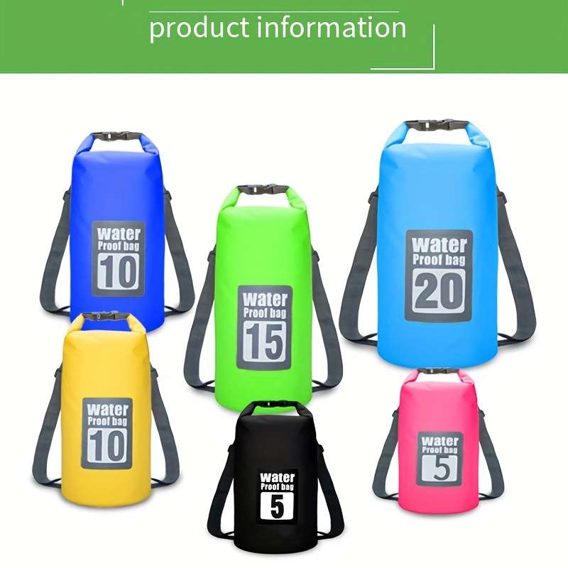 Yellow 30-Liter Dry Storage Bag