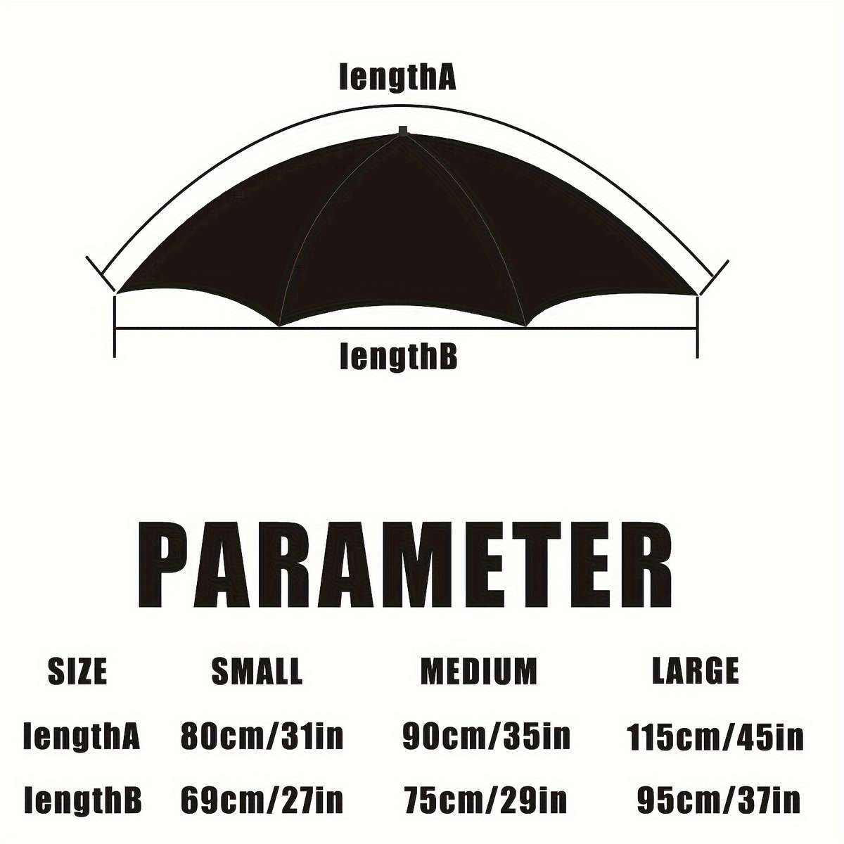Umbrella Model Medium 90Cm D Type