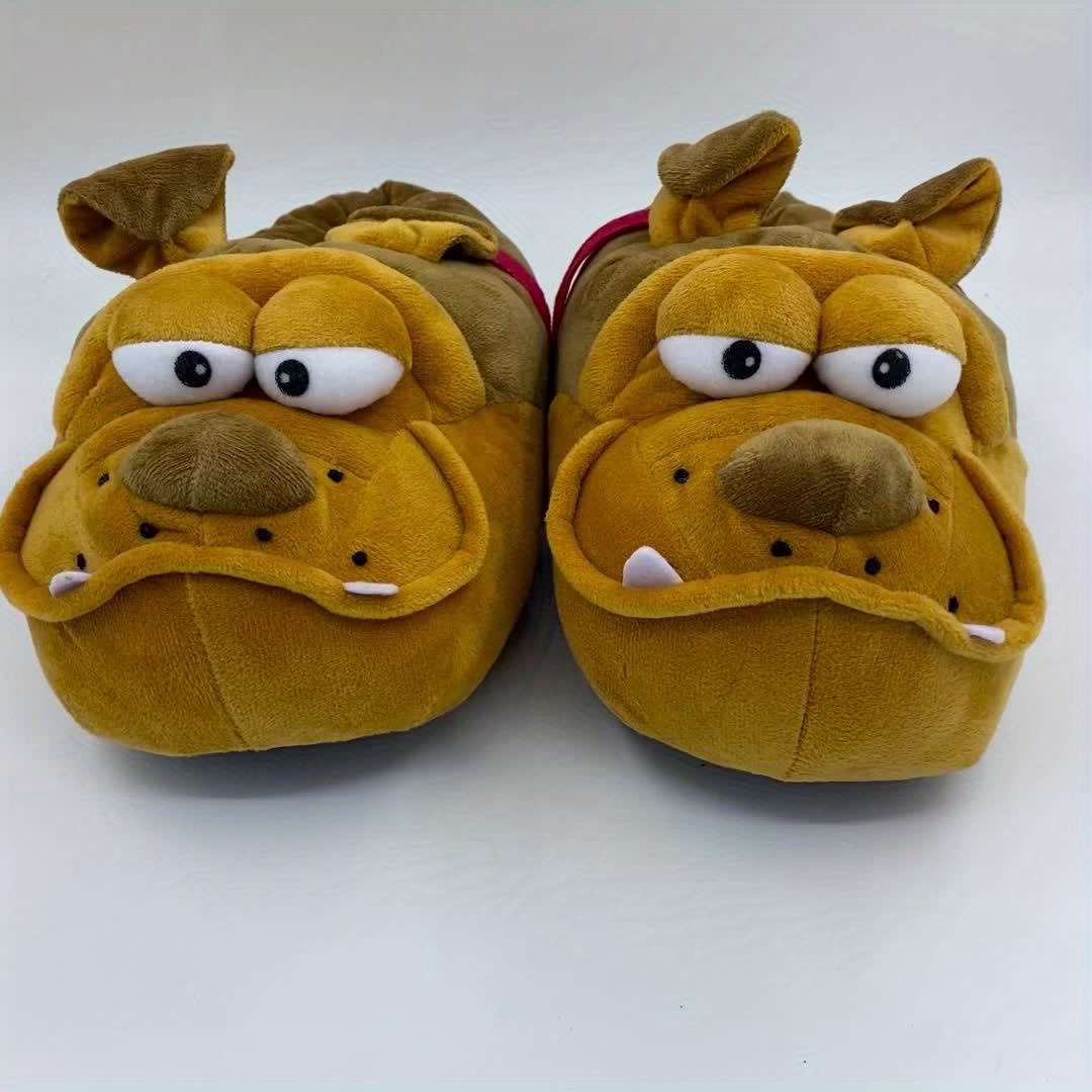 Cotton Slippers Color Yellowishbrown Sizeuk 7