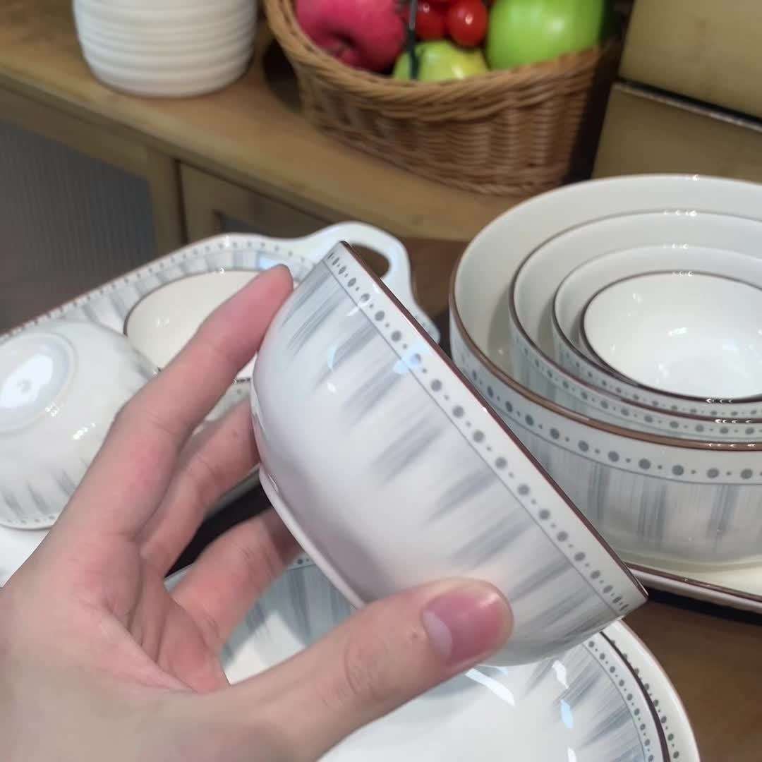 Bowl Quantity 6Person 35Pcs Set