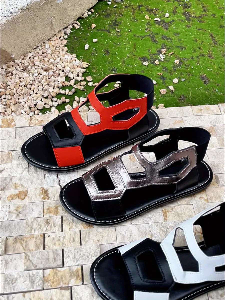 Sandals Color Gun Black Sizeuk 7.5
