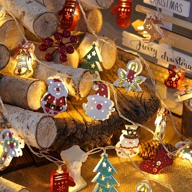 Christmas Lights 10 Christmas Mix And Match Size 3 Meters 20 Light Battery