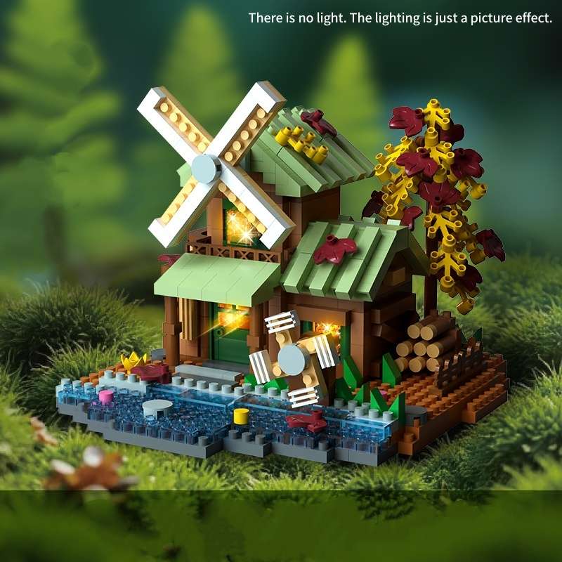 Building Toy Architectural Model Toy Set Style Forest Tree House Mz 326