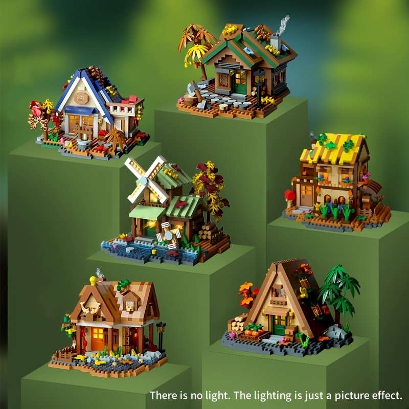 Building Toy Architectural Model Toy Set Style Forest Tree House Mz 326