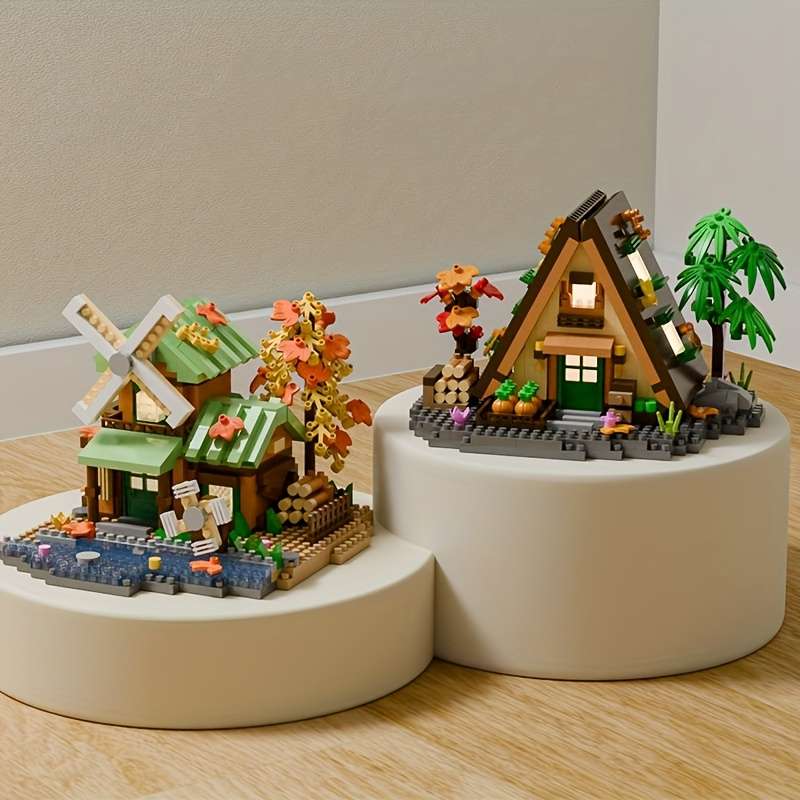 Building Toy Architectural Model Toy Set Style Forest Tree House Mz 326