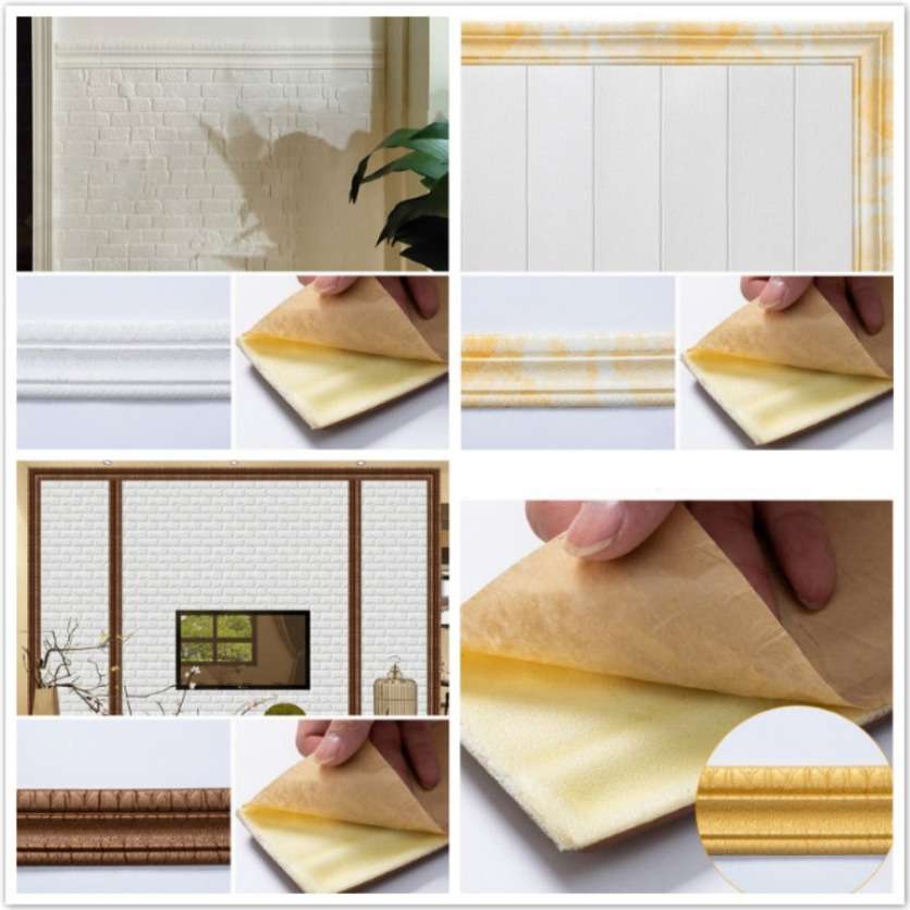 Skirting Board White Size 5Pcs