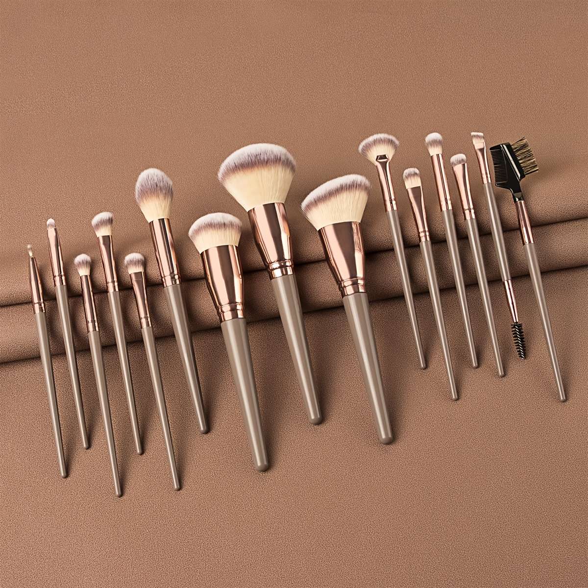 Makeup Brush Set Color 7Psc Black