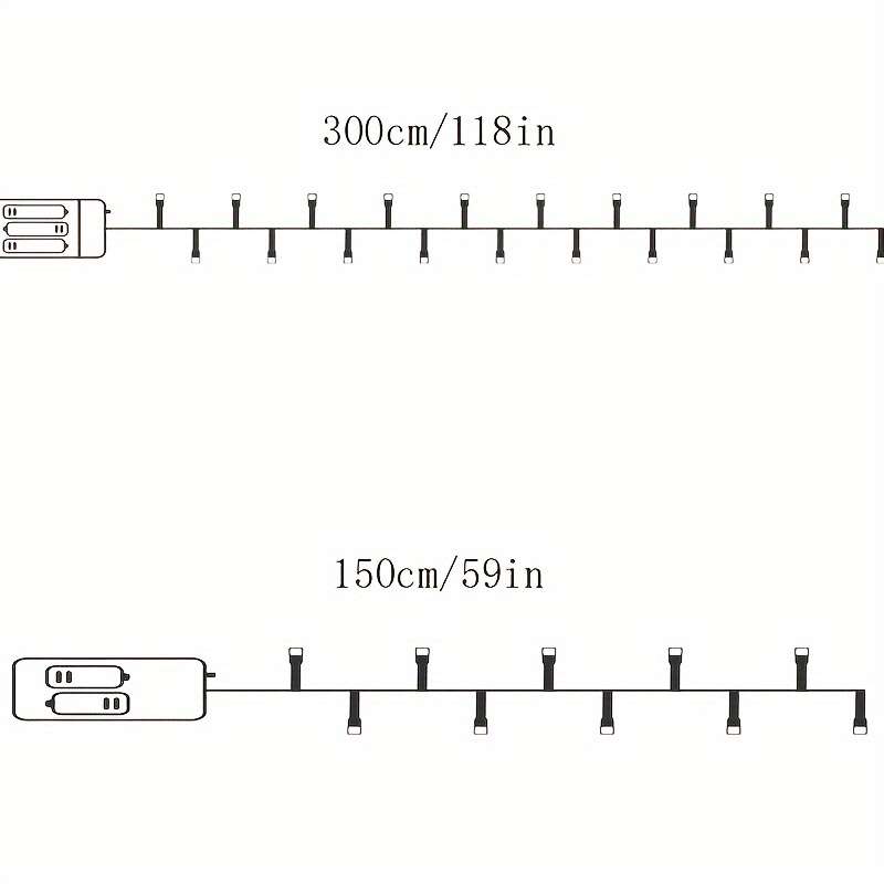 Christmas Lights 10 Christmas Mix And Match Size 3 Meters 20 Light Battery